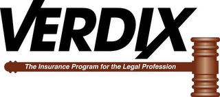 VERDIX THE INSURANCE PROGRAM FOR THE LEGAL PROFESSION logo
