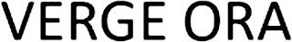 VERGE ORA logo