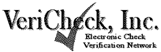 VERICHECK, INC. ELECTRONIC CHECK VERIFICATION NETWORK logo
