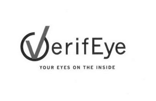 VERIFEYE YOUR EYES ON THE INSIDE logo
