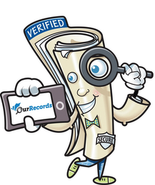 VERIFIED OUR RECORDS SECURE logo