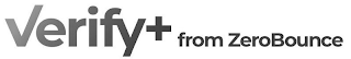 VERIFY+ FROM ZEROBOUNCE logo