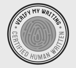 VERIFY MY WRITING CERTIFIED HUMAN WRITTEN
