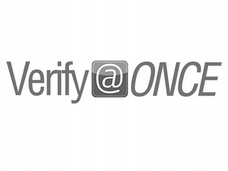 VERIFY @ ONCE logo
