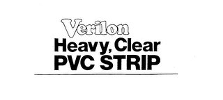 VERILON HEAVY, CLEAR PVC STRIP logo