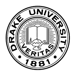 VERITAS • DRAKE UNIVERSITY • 1881 logo