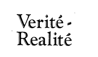 VERITE-REALITE logo