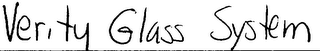 VERITY GLASS SYSTEM logo