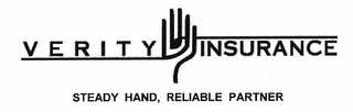 VERITY INSURANCE STEADY HAND, RELIABLE PARTNER logo
