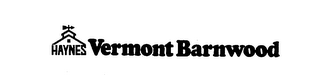 VERMONT BARNWOOD HAYNES logo