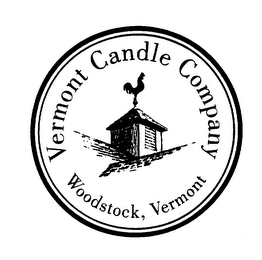 VERMONT CANDLE COMPANY WOODSTOCK, VERMONT logo