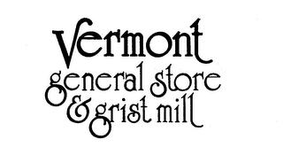 VERMONT GENERAL STORE & GRIST MILL logo