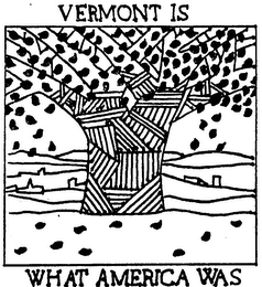 VERMONT IS WHAT AMERICA WAS logo