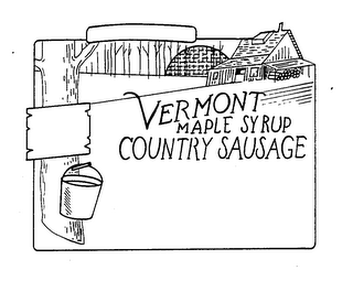 VERMONT MAPLE SYRUP COUNTRY SAUSAGE logo