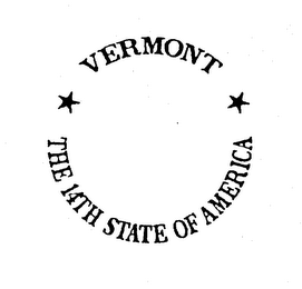 VERMONT THE 14TH STATE OF AMERICA logo