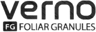 VERNO FG FOLIAR GRANULES logo