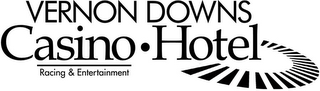 VERNON DOWNS CASINO · HOTEL RACING & ENTERTAINMENT logo