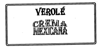 VEROLE CREMA MEXICANA logo