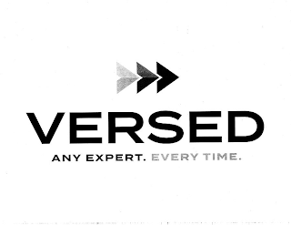 VERSED ANY EXPERT. EVERY TIME. logo