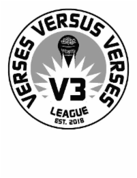 VERSES VERSUS VERSES V3 LEAGUE EST. 2018 logo