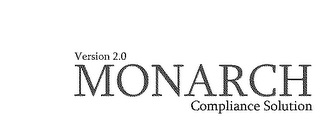 VERSION 2.0 MONARCH COMPLIANCE SOLUTION logo