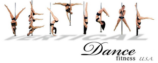 VERTICAL DANCE FITNESS U.S.A. logo