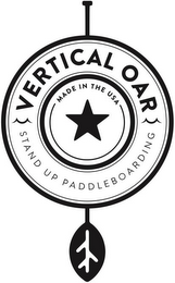 VERTICAL OAR STAND UP PADDLEBOARDING MADE IN THE USA logo