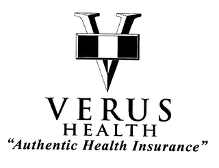 VERUS HEALTH AUTHENTIC HEALTH INSURANCE logo