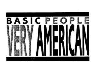 VERY AMERICAN BASIC PEOPLE logo