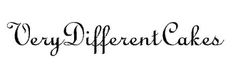 VERY DIFFERENT CAKES logo