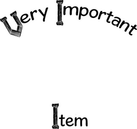 VERY IMPORTANT ITEM logo