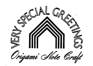 VERY SPECIAL GREETINGS ORIGAMI NOTE CRAFT logo