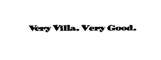 VERY VILLA. VERY GOOD. logo
