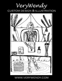 VERYWENDY CUSTOM DESIGN & ILLUSTRATION WWW.VERYWENDY.COM logo