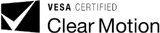 VESA CERTIFIED CLEAR MOTION logo