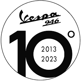 VESPA 946 10 2013 2023 logo