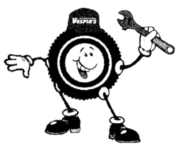 VESPIA'S YOUR TOTAL CAR CARE CENTER logo