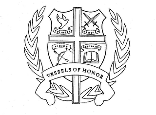 VESSELS OF HONOR HOLINESS HEROISM VISION RESTRAINT logo