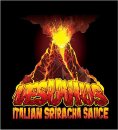VESUVIUS ITALIAN SRIRACHA SAUCE logo