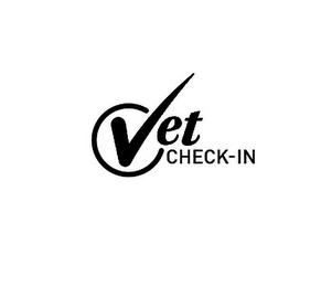 VET CHECK-IN logo