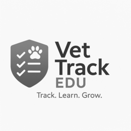 VET TRACK EDU TRACK. LEARN. GROW. logo
