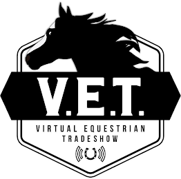 V.E.T. VIRTUAL EQUESTRIAN TRADESHOW logo