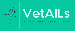 VETAILS SMARTER TOOLS, HAPPIER TAILS. logo