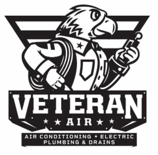 VETERAN AIR AIR CONDITIONING ELECTRIC PLUMBING & DRAINS logo