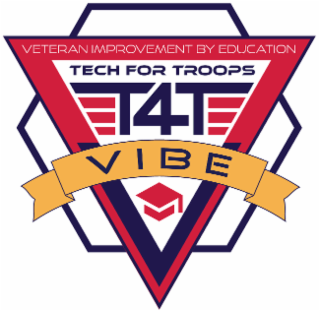 VETERAN IMPROVEMENT BY EDUCATION TECH FOR TROOPS T4T V VIBE logo