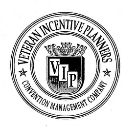 VETERAN INCENTIVE PLANNERS CONVENTION MANAGEMENT COMPANY VIP logo
