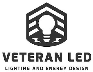 VETERAN LED LIGHTING AND ENERGY DESIGN logo