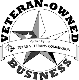 VETERAN-OWNED BUSINESS VERIFIED BY THE TEXAS VETERANS COMMISSION logo