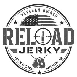 VETERAN OWNED RELOAD JERKY FUELED BY SERVICE MADE TO FUEL YOU logo