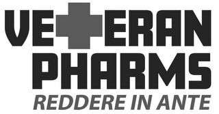 VETERAN PHARMS REDDERE IN ANTE logo